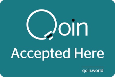 Qoin accepted here banner