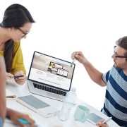 website design team meeting