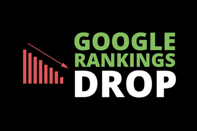 Google ranking is dropping