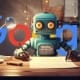 Google AI Robot writing