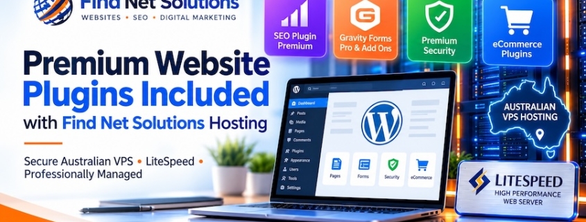 Premium Website Plugins Included with Find Net Solutions Hosting